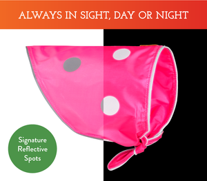 Spot the Dog Reflective Tie-On Bandana - Neon Pink