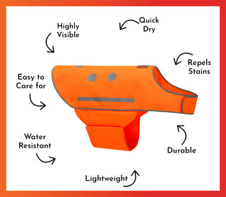 Spot the Dog Reflective Vest - Orange